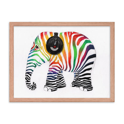 Colorful modern elephant