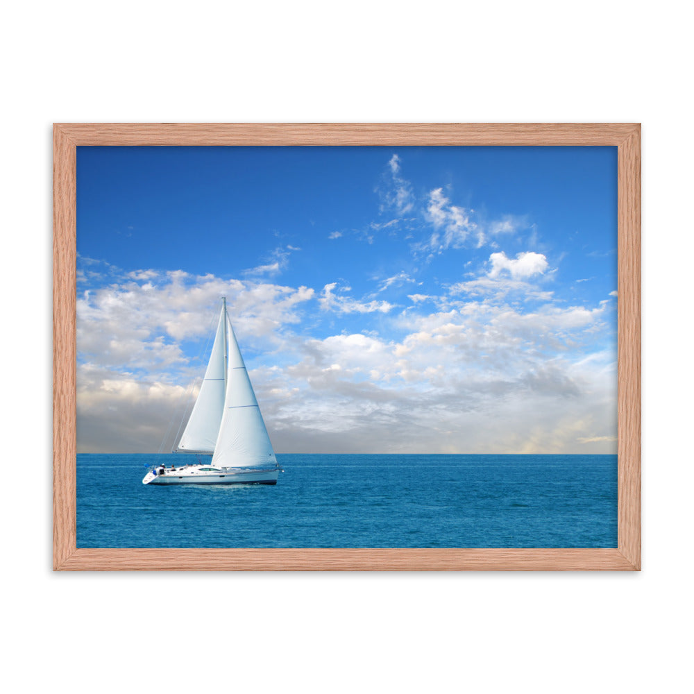 Sailboat in a Sea of Clouds